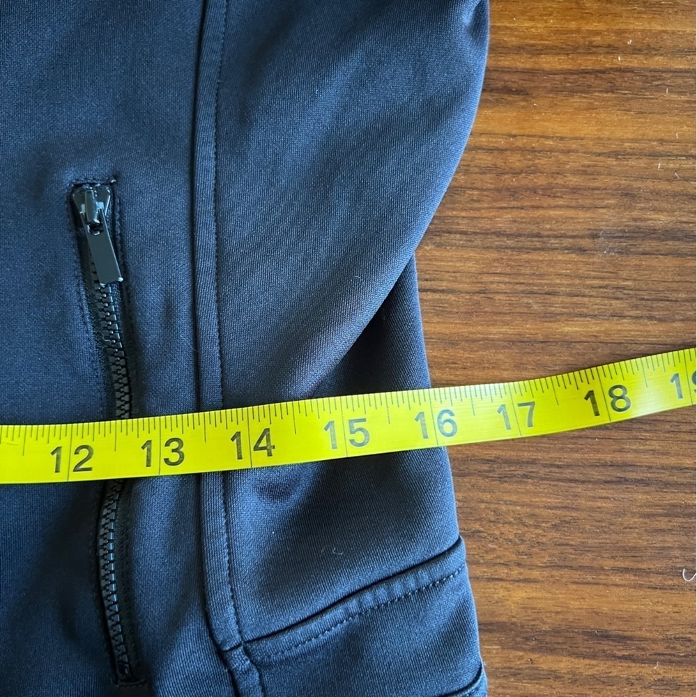 The Kooples Black sport Moto jacket Size Medium no belt - Picture 10 of 11